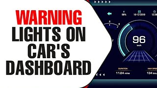 What Do These Dashboard Warning Lights Mean  Dashboard Warning Light [upl. by Naltiak272]