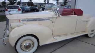 RARE  1940 PACKARD 110 quotBOATTAILquot SPEEDSTER  SOLD [upl. by Dimitry]