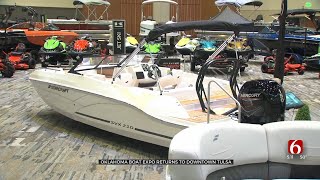 Oklahoma Boat Expo Returns To Downtown Tulsa [upl. by Airdnal470]