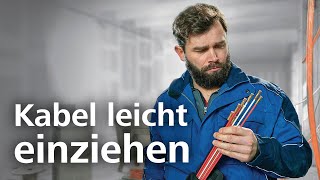 Kabel einziehen leicht gemacht Kabeleinziehhilfe Cable Scout DE [upl. by Notsej]