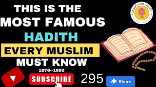 THIS IS THE MOST FAMOUS HADITH EVERY MUSLIM MUST KNOW 18761880MUBASHAR AHMED 295 [upl. by Sivraj511]