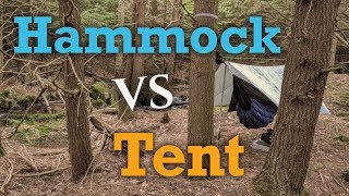 Hammock Vs Tent  Why I DONT use a Hammock [upl. by Nemajneb840]