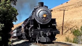 Southern Pacific 2472  Her Final Day Steaming through Niles Canyon [upl. by Oliy]