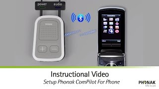 Setup Phonak ComPilot For Phone [upl. by Broadbent503]