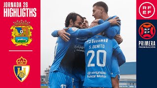 Resumen PrimeraFederación  CF Fuenlabrada 21 SD Ponferradina  Jornada 26 Grupo 1 [upl. by Ailee15]