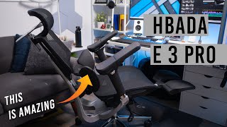 HBADA E3 PRO Ergonomic Chair Review  This has an awesome feature [upl. by Ylra500]