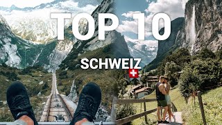 TOP 10 ORTE SCHWEIZ die man gesehen haben sollte ∙ Reisetipps amp Sehenswürdigkeiten [upl. by Leahcimdivad]