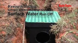 French Drain Help Soil Seperator is used to help keep dirt out of the system French Drain DIY [upl. by Burty]