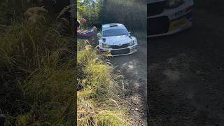 Jan Cerny coming in hot cars rally fast crazy drift gravel [upl. by Drahnreb647]