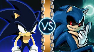 Dark Sonic vs SonicExe [upl. by Ylirama]