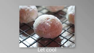 Snowball Cookies without nuts Recipe [upl. by Aticilef]