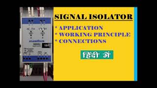 SIGNAL ISOLATOR  MASSIBUS  9000 [upl. by Romola25]