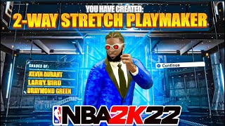 NBA 2K22 BUILD  BEST 3PT PLAYMAKER BUILD NBA 2K22 Next GEN DEMIGOD [upl. by Hsekar]