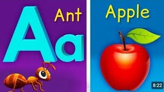 Phonics Song with Two Words  A For Apple Nursery Rhymes amp Alphabet Song for children AsEPathshala [upl. by Delinda]