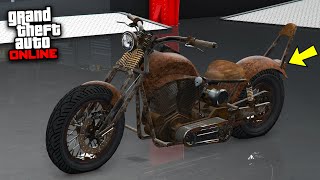 RAT BIKE Customization Harley Davidson KKF 14  GTA 5 Online DLC Motorcycle Customization [upl. by Olav]