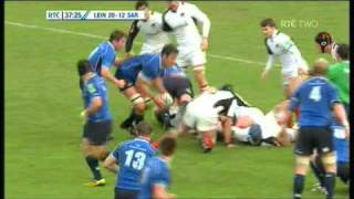 Heineken Cup 2011 Leinster v Saracens [upl. by Neltiak]