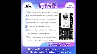 I2C KC03 Battery repair device tutorial Video [upl. by Simaj161]