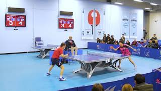 Westchester Table Tennis Center February 2019 Open Singles Final  Robert Gardos vs Tae Hoon Kim [upl. by Anasus318]