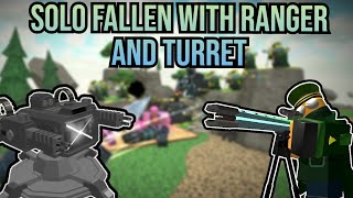 Solo Fallen Triumph with Ranger and Turret  Tower Defense Simulator [upl. by Kemeny]