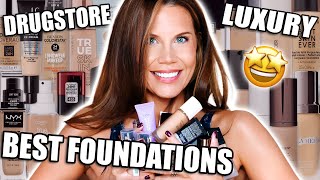 ULTIMATE FOUNDATION GUIDE  Drugstore amp Luxury [upl. by Zanas]