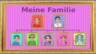 Deutsch lernen die Familie  Genitiv  family  genitive case  German lesson for beginners [upl. by Saw]