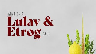 What Is a Lulav and Etrog [upl. by Phalan]