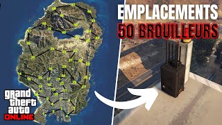 GTA V ONLINE  BROUILLEUR EMPLACEMENTS GUIDE [upl. by Oswal]