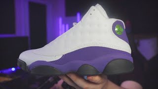 Jordan 13 quotCourt Purplequot Review  DHGate Shoes Review  Is DHGate a SCAM [upl. by Annaynek]