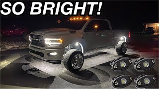 HOW TO INSTALL LED ROCK LIGHTS THE RIGHT WAY [upl. by Aknayirp]