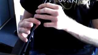 Bagpipe instructional video  Erins Green Shores [upl. by Auqcinahs]