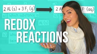 Oxidation and Reduction Redox Reactions StepbyStep Example [upl. by Aneras]