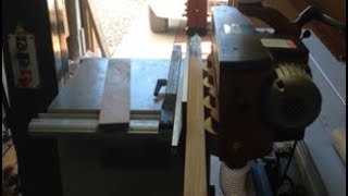 Running a CoMatic DC40 Power Feeder on a Bandsaw [upl. by Eibmab]