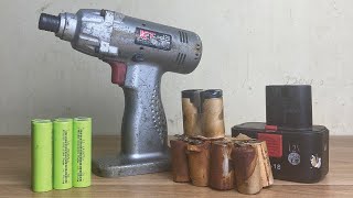 Old Impact Driver Restoration  Nicd To Lithium Battery [upl. by Cristobal378]