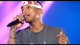 Pharrell Williams live in Düsseldorf ISS Dome 2014 [upl. by Draneb488]