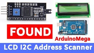 How to Find I2C LCD Address Arduino Tutorial [upl. by Sollows]