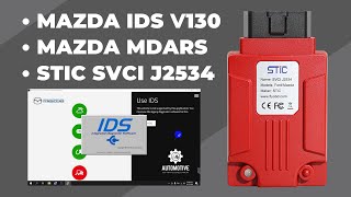 STIC SVCI J2534  UPDATE MAZDA IDS V130  MDARS 2023 [upl. by Ecienahs]