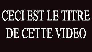 RÉSOLUTIONS ET AUTO RÉFÉRENCES 20 [upl. by Sinne]