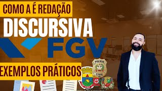 FGV Discursiva exemplo prático [upl. by Nnayrrehs189]