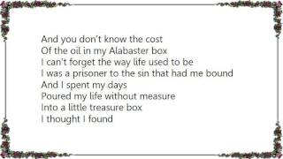 CeCe Winans  Alabaster Box Lyrics [upl. by Rukna]