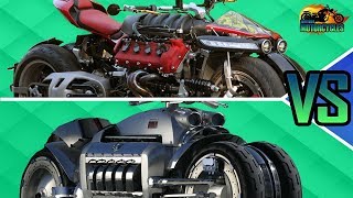 Lazareth LM847 VS Dodge Tomahawk  Bikes Battle [upl. by Edmon]