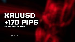 XAUUSD 170 PIPS  التضخم، البطالة، أخبار سعر الفائدة وصفقة الذهب [upl. by Assennev]