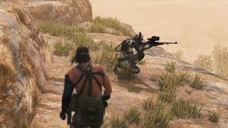 MGS5  Ep28 Code Talker  No Traces  CQC only  Perfect Stealth [upl. by Ramedlab]