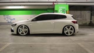 stanced Scirocco R white Rotor 20quot [upl. by Oria437]