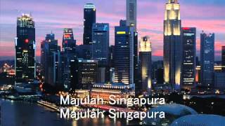 Majulah Singapura National anthem of Singapore YouTube [upl. by Hcaz539]