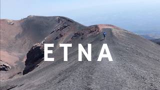 ETNA  Salita a piedi sui crateri Barbagallo con panorama spettacolare sui crateri sommitali [upl. by Abe]