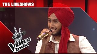 Parakhjeet Singh  Mera Rang de basanti chola  The Liveshows  The Voice India S2 [upl. by Salbu954]