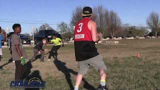 Central Texas Chargers 7 on 7 Flag Football Tryouts [upl. by Hallee606]