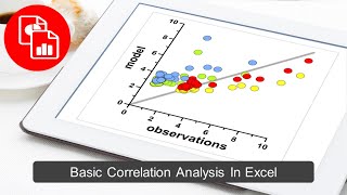 Perform Basic Correlation Analysis in Excel [upl. by Merkley878]