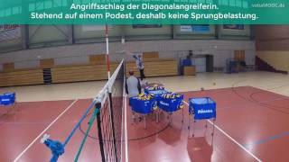 Einzeltraining Diagonalangreifer  Felix Koslowski  SSC Palmberg Schwerin [upl. by Oisacin]