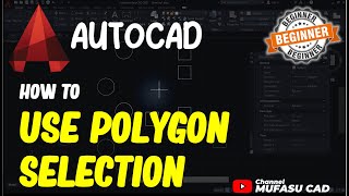 AutoCAD How To Use Polygon Selection [upl. by Werdma]